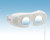 LED Nystagmusbrille 821-S, Kabelversion weiss