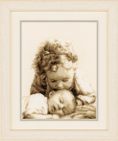 Counted Cross Stitch Kit : Sisterly Love