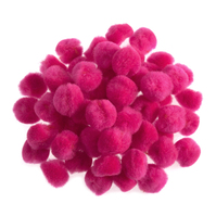 Pom Poms 1.2cm: Bright: Pack of 100