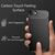 NALIA Handy Hülle für iPhone SE 2022 / SE 2020 / 8 / 7, Carbon Case Silikon Cover Schutz