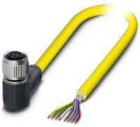 Sensor-Aktor Kabel, M12-Kabeldose, abgewinkelt auf offenes Ende, 8-polig, 10 m,