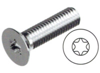 Senkkopfschraube, TX, M4, Ø 8.4 mm, 25 mm, Stahl, verzinkt, ISO 14581