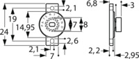 Rotationsdämpfer, 1,50 Ncm, ±0,25, pink, 171 11 150