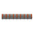 Leiterplattenklemme, 9-polig, RM 11.5 mm, 1,5 mm², 17.5 A, Push-in Käfigklemme,