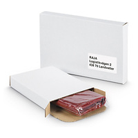 Karton Briefkasten Weiss 140 x 90 x 25 mm
