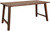 Tisch Campano rechteckig; 180x80x77 cm (LxBxH); Platte tabak gebeizt, Gestell
