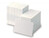 Plasztikkártya PVC üres fehér (0,76mm) 100 db/csomag