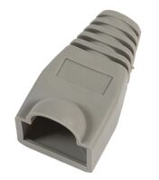 Strain Relief Boot for RJ45 Grey, 50pcs Cable lead in Kábel hüvelyek