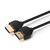 4K HDMI Cable Slim 3m HDMI 2.0 4K - 2K 60Hz 18Gb/ s Gold-plated connectors, very flexible, diameter: 4.2mm HDMI-Kabel