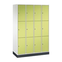 Intro 3-fold compartment locker
