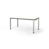 Rectangular table, square tube foot