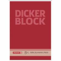 Briefblock Der dicke Block A4 60g/qm blanko 100 Blatt