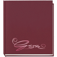 Gästebuch Classic 205x240mm 144 Seiten aubergine