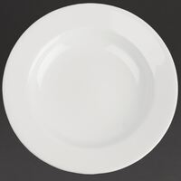 Royal Porcelain Classic Wide Rim Plates in White 160mm Pack Quantity - 12