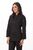 Chef Works Marbella Women's Executive Chefs Jacket with Buttons in Black - M
