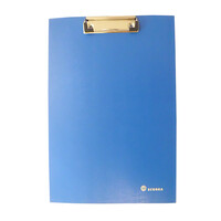 Normalansicht - Ecobra Schreibplatte A4 aus Hartpappe, papierbeschichtet, blau