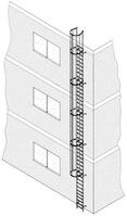 Steigleiter Alu eloxiert Steighöhe bis 5,60 m