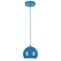 Pendelleuchte Hochglanz Blau mit 1 Lampe