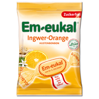 Em-eukal Ingwer-Orange zuckerfrei, Hustenbonbon, 75g Btl