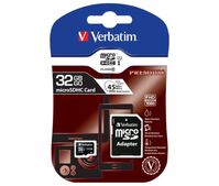 Verbatim microSDHC Card 32 GB, Premium, Class 10, U1
