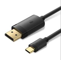 Vention USB-C - DisplayPort kábel 4K 1m fekete (CRJBF)