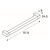LONG GRILL LED Wand- und Deckenleuchten, 3000K, weiß