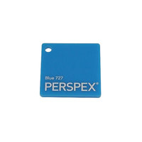 Perspex Cast Acrylic Sheet 1000 x 500 x 3mm Blue 727
