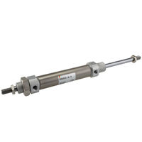 CD85WE25-80-B Cilinder ISO ø25 slag 80 dubbelwerkend rubberbuffer