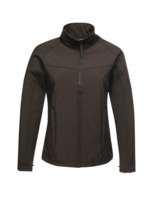 REGATTA TRA645 LADIES UPROAR SOFTSHELL BLACK SIZE 12