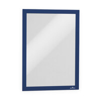 Duraframe® Info Frames / Magnet Frames / Self-adhesive Cover with Magnetic Frame | dark blue A4 236 x 323 mm self-adhesive 2 pieces
