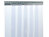 Foto 1 von PVC-Streifenvorhang, Lamellen 200 x 2 mm transparent, Höhe 2,50 m, Breite 2,10 m (1,50 m), verzinkt