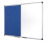 Bi-Office Combination Board Maya, Blue Felt/Dry Wipe, Aluminium Frame, 90 x 60 cm Right View