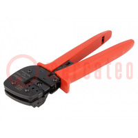 Tool: for crimping; terminals; 14AWG÷18AWG