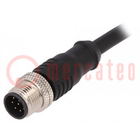Plug; M12; PIN: 8; male; A code-DeviceNet / CANopen; IP67; 30V; 2A