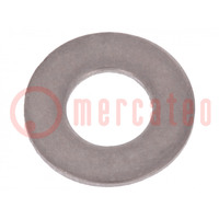 Washer; round; M3; D=7mm; h=0.5mm; acid resistant steel A4