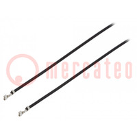Cable; Pico-SPOX female; Len: 0.3m; 24AWG; Contacts ph: 1.5mm