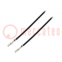 Cable; CLIK-Mate female; Len: 150mm; 24AWG; Contacts ph: 2mm