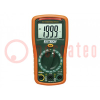 Digital multimeter; LCD; (2000); VDC: 0.1mV÷600V; VAC: 100mV÷600V