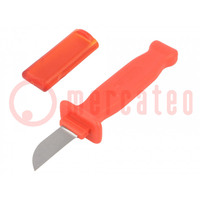 Knife; for electricians; for cables; Tool length: 200mm; W: 8mm