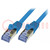 Patch cord; S/FTP; 6a; Line; Cu; LSZH; blau; 10m; 26AWG