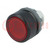 Switch: push-button; 22mm; Stabl.pos: 1; red; MLB-1; IP66; flat; MPI