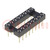 Socket: integrated circuits; DIP16; Pitch: 2.54mm; precision; THT
