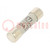 Fuse: fuse; gPV; 25A; 1000VDC; cylindrical; 10.3x38mm