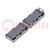 Ferrite: two-piece; for flat cable; A: 35.5mm; B: 17.5mm; C: 26mm