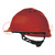 Protective helmet; adjustable; Size: 53÷63mm; red; polypropylene