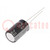 Capacitor: electrolytic; THT; 330uF; 63VDC; Ø12.5x20mm; Pitch: 5mm