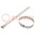 Cable tie; L: 200mm; W: 12mm; stainless steel AISI 304; 1112N