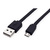 ROLINE USB 2.0 Cable, A - Micro B, M/M, black, 1 m