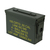 HMF 70010 Munitionskoffer, US Ammo Box, Metallkiste, 27,5 x 17,5 x 9,5 cm, grün