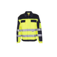 Warnschutzbekleidung Bundjacke, Farbe: gelb-marine, Gr. 24-29, 42-64, 90-110 Version: 60 - Größe 60